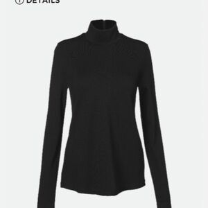 Cabi Tailored Turtleneck #4367 Black Size L - EUC